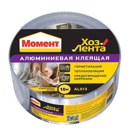 Лента универс.алюминиевая 10м Момент (Хенкель)