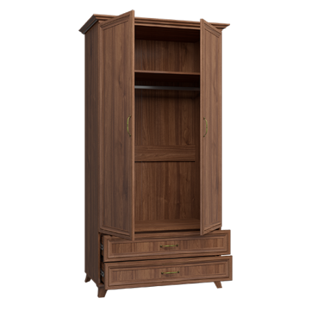 Шкаф Мирелла для Гостиной 2-х створчатый /Орех селект