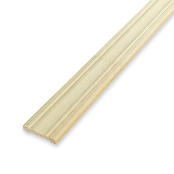 Раскладка 40мм 2,5м фигурн. деревянная (хвоя)