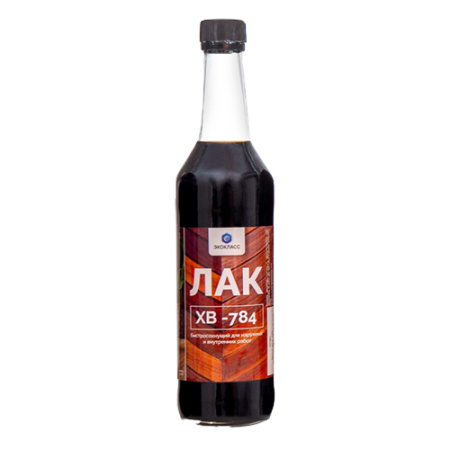 Лак ХВ-784 0,5л. янтарь. ЭКОкласс