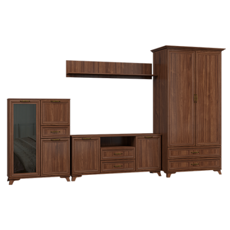 Шкаф Мирелла для Гостиной 2-х створчатый /Орех селект