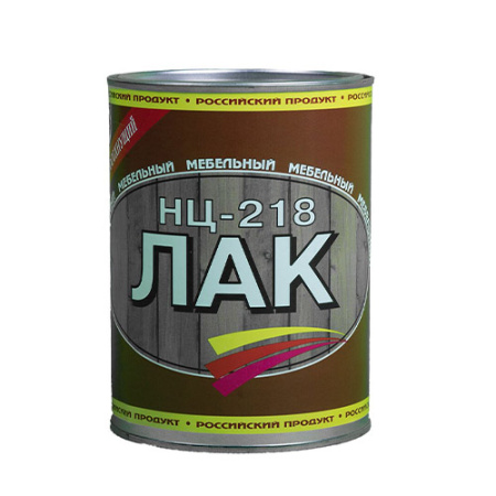 ЛАК НЦ-218 мебельный глянцевый 0,8л Экокласс