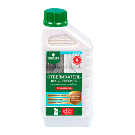 Отбеливатель древесины PROSEPT ECO 50 1л