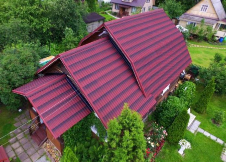 Черепица ондулин 1,95х0,95м зеленая (+20шт гвоздей)