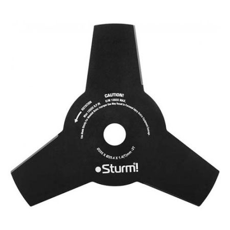 Нож д/триммера 255*3Т 255*25,4*3Т Sturm