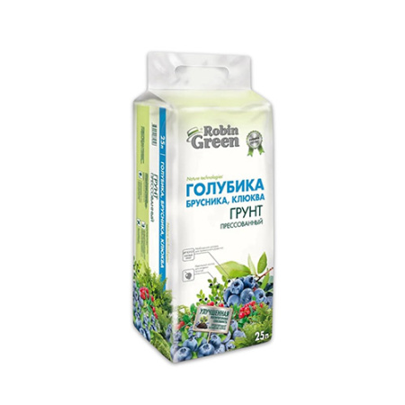 Земля Почвогрунт д/голубики, брусники и клюквы 25л Robin Green
