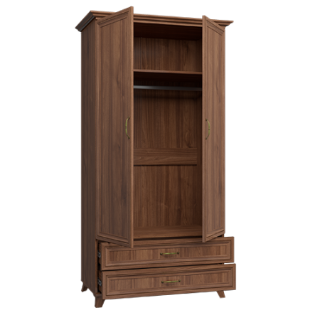 Шкаф Мирелла 2-х створчатый /Орех селект