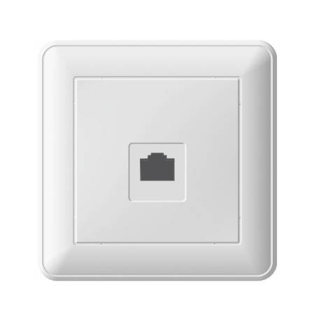 Розетка компьютер.1м СП Минск RJ45 бел. Basic EKF ERK01-035-10 арт.453858
