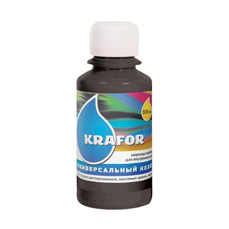 Колеровочная паста унив.№21 черный 100мл KRAFOR