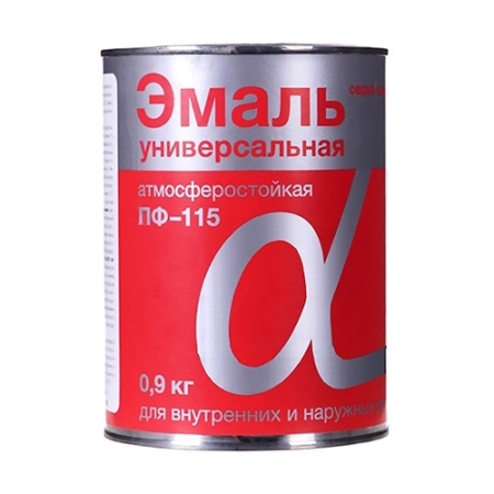 Эмаль ПФ-115 салатовая 1,9кг Альфа 