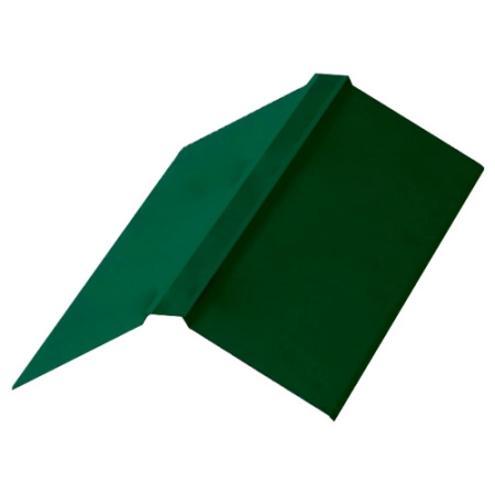 Планка конька плоского 190х190х2000 (6005) зелен. мох Металл Профиль