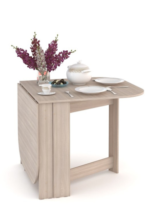 Стол-тумба полукруг. (ольха/венге/орех) 900*1600