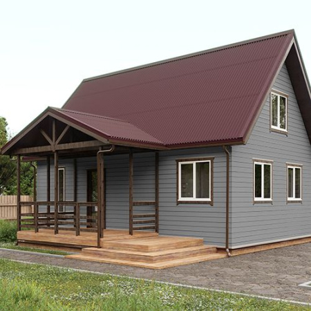 Еврошифер Ондулин 0,95*1,95м красн.(+20шт гвоздей)