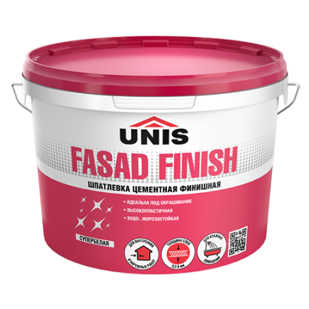 Шпатлевка цементная FASAD FINISH 5кг UNIS