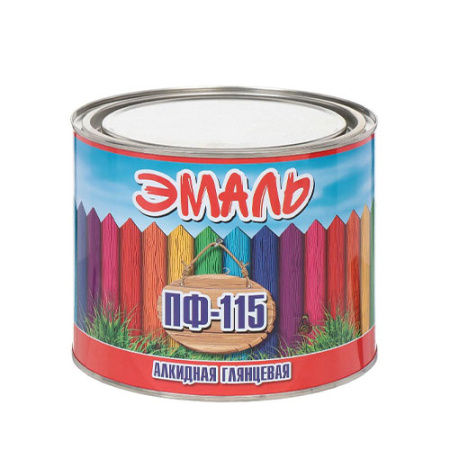Эмаль ПФ-115 красная 1,8кг ZABOR