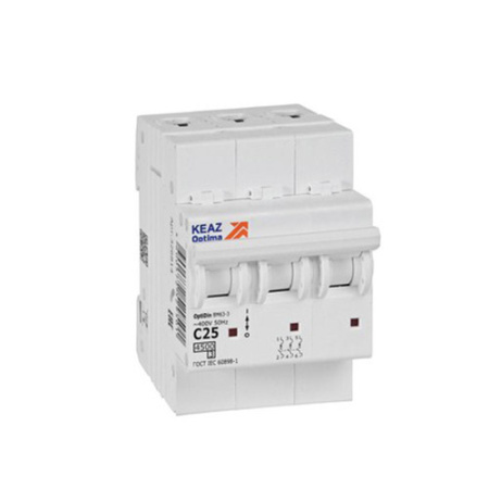 Авт.выкл. 3Р 25А (4,5кА) ВМ63 KEAZ OPTIMA (326814)