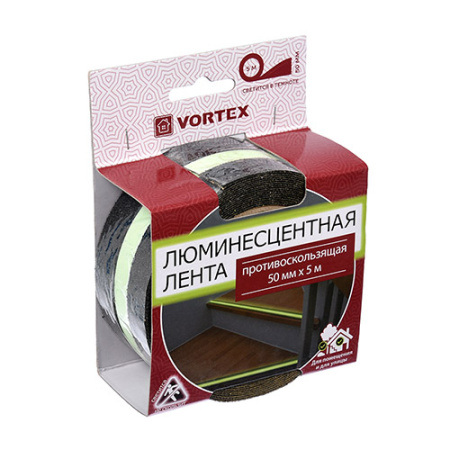Лента противоскольз. 50мм*5м VORTEX (24161)