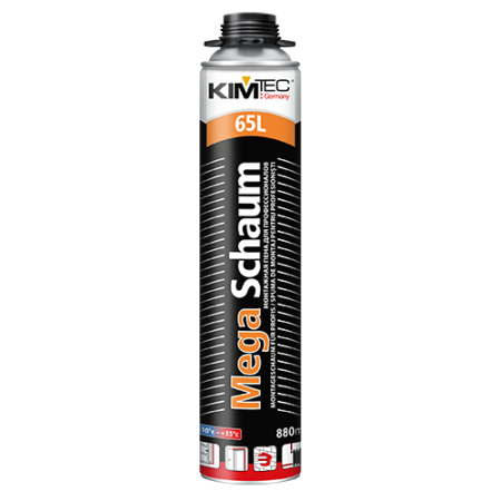 Пена монтажная проф.всесезонная 880мл KIM TEC 65L