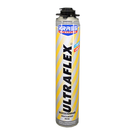 Пена монтажная KRASS ULTRAFLEX 50 профи всесезон. 700мл 